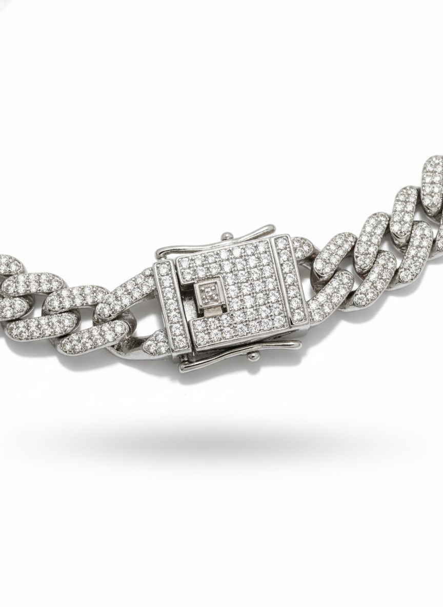 Stone Set Chain Necklace