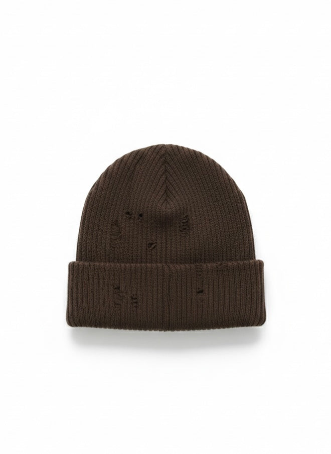 Ribbed Knit Beanie Cap