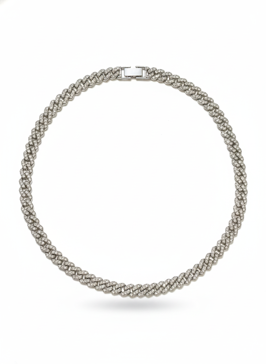 Chunky Stone Chain Necklace