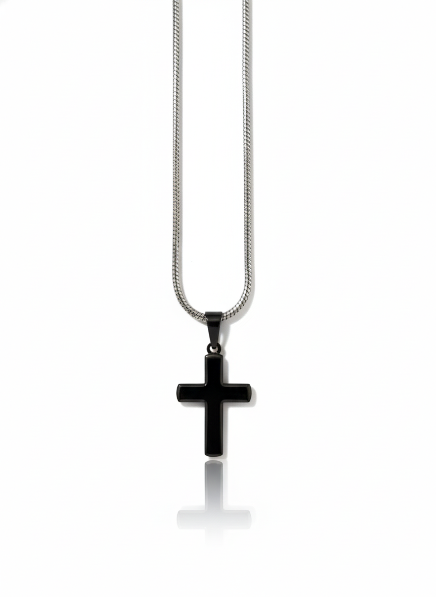 Black Cross Chain