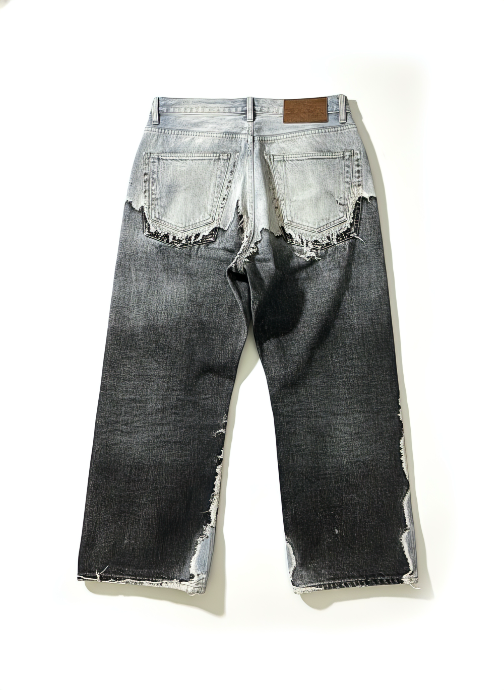 Hybrid-Panel Loose Jeans