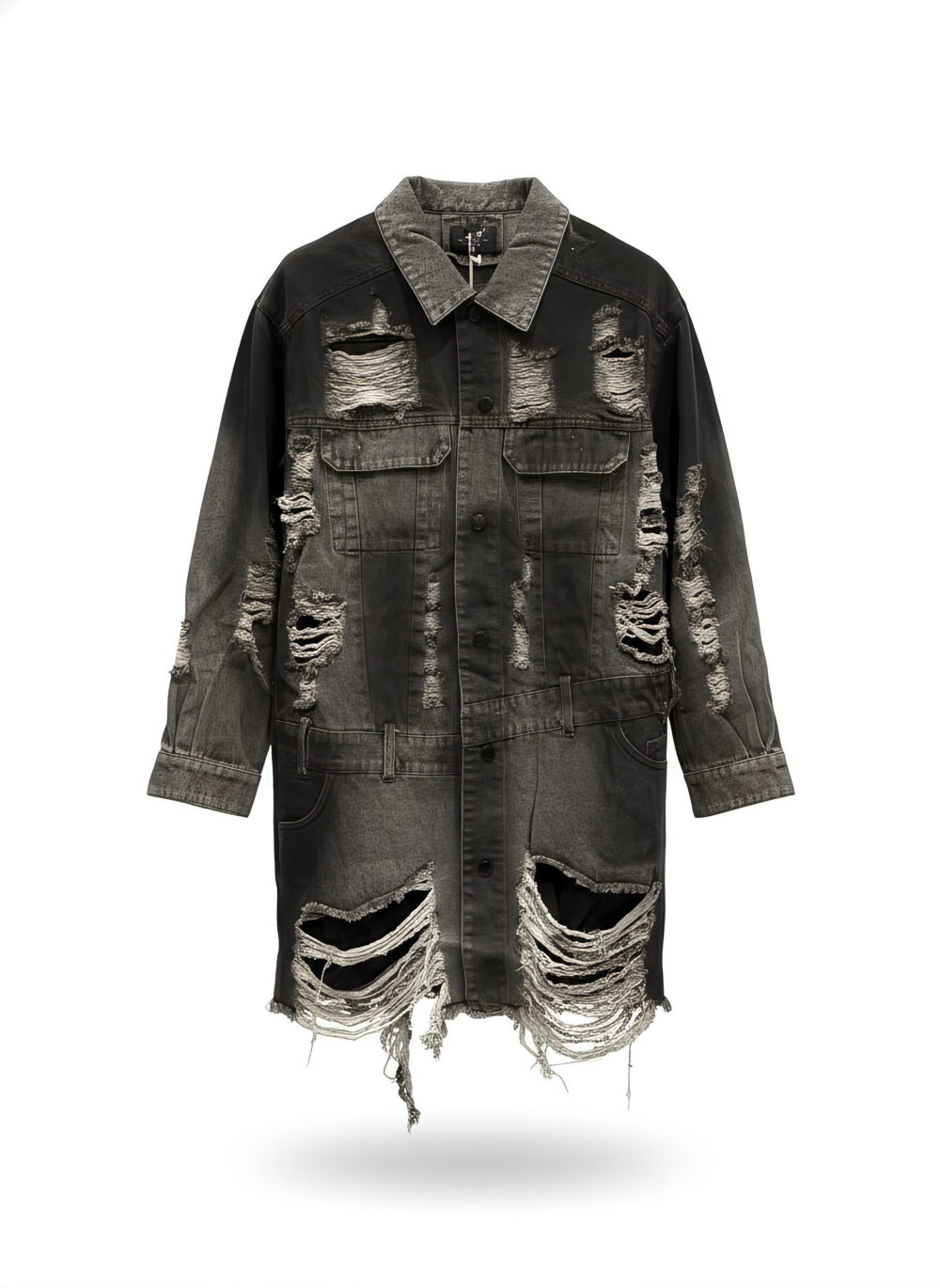 Distressed Denim Jacket