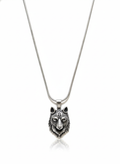Wolf Head Pendant Chain