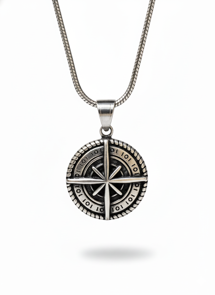 Compass Pendant Chain