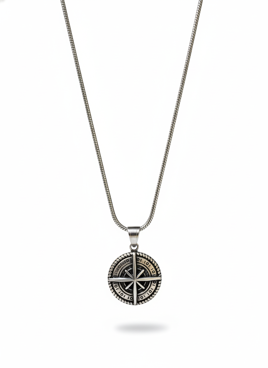 Compass Pendant Chain