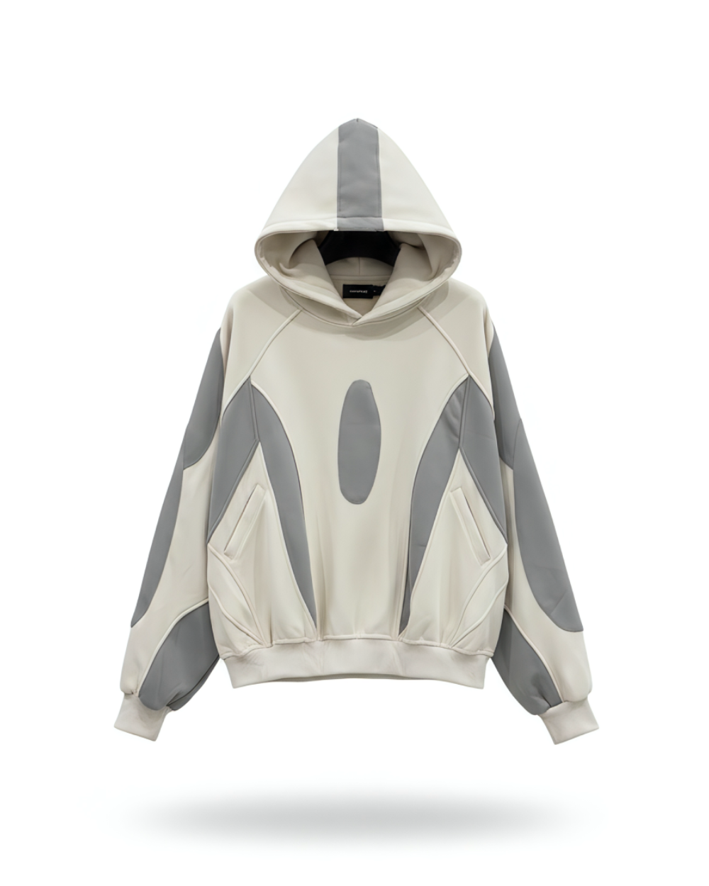 Curved-Panel Hoodie