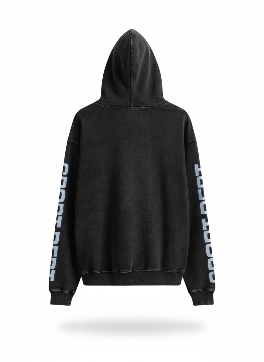 Oversized Printed Hoodie