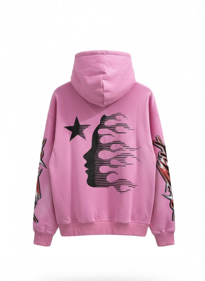 Printed Relaxed Fit Hoodie