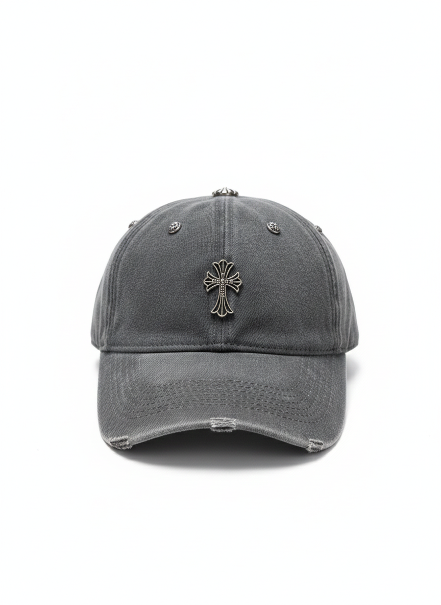 Washed Cross Cap