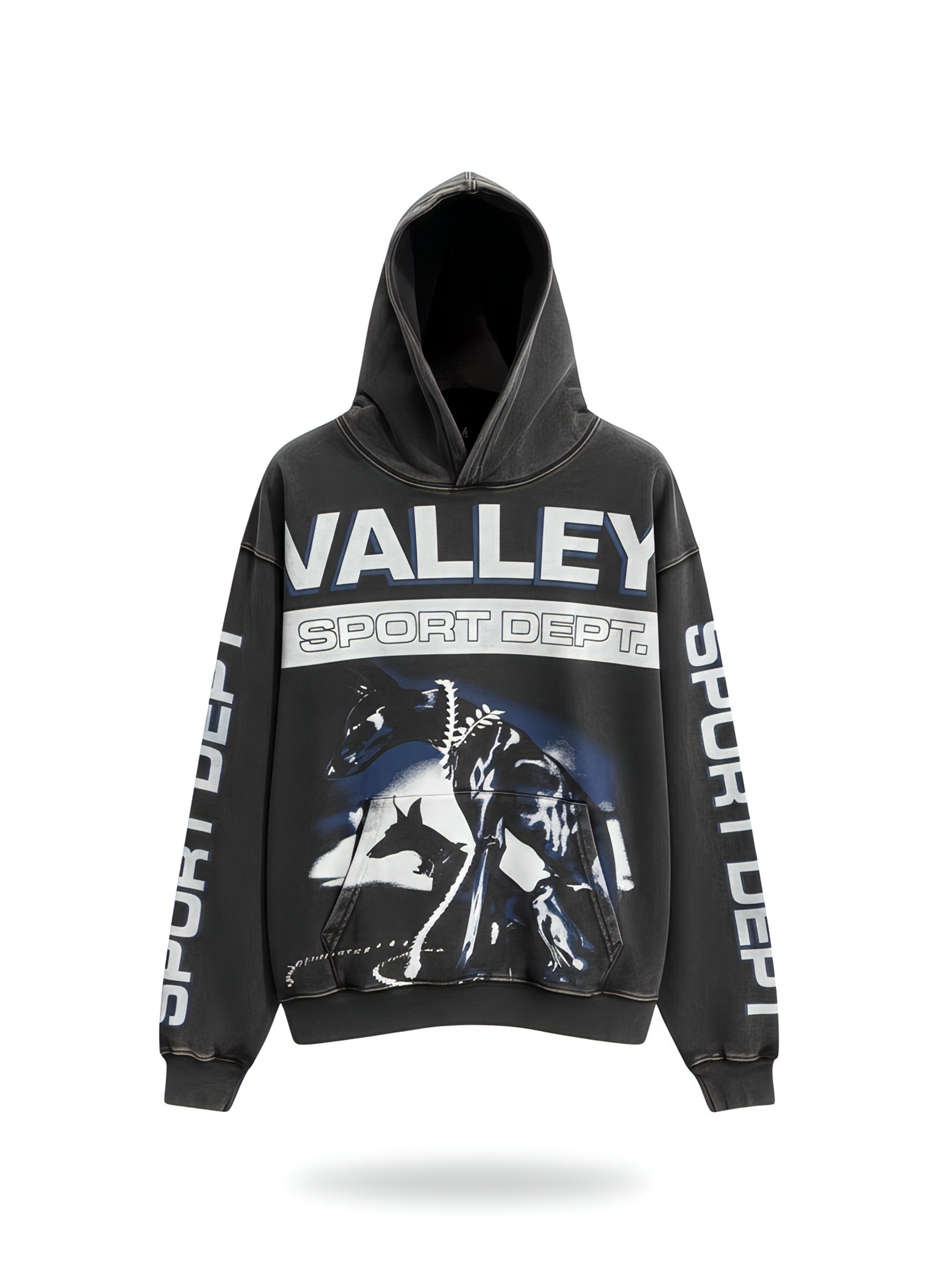 Oversized Printed Hoodie